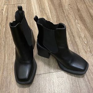 Black Heeled Boots